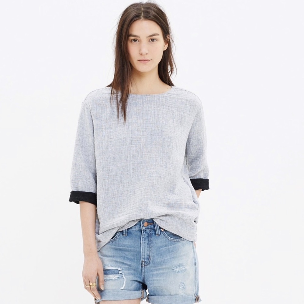 Madewell- Double- Faced Side Pocket Top- XS